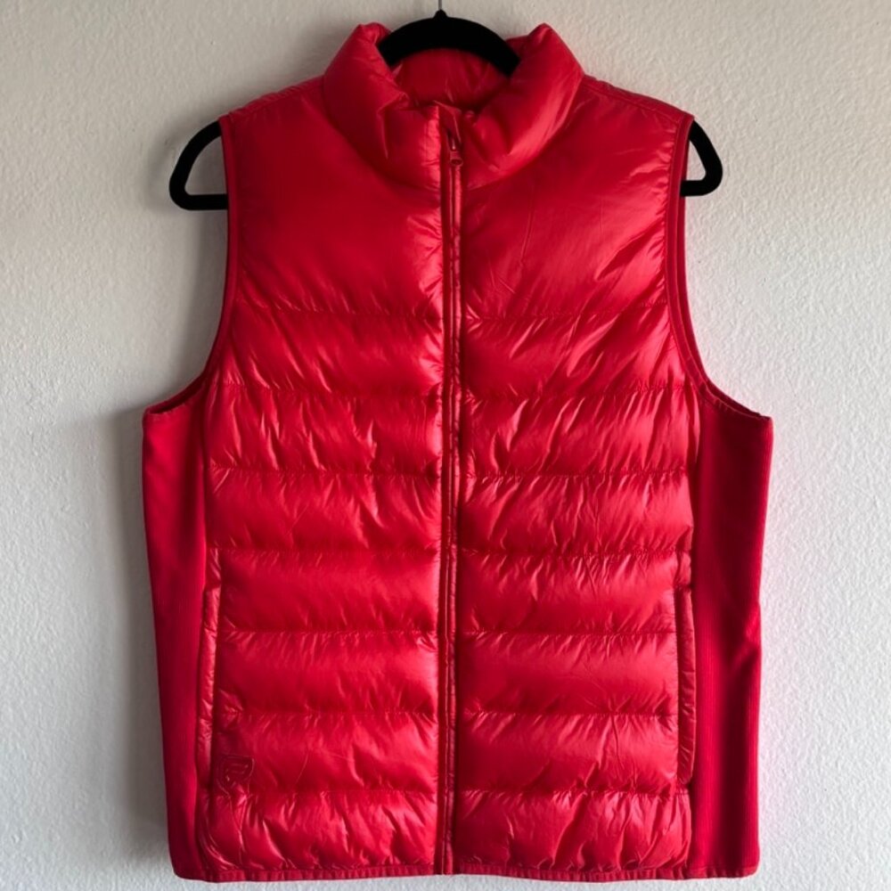 Fabletics Elliot Puffer Vest - Red / Large - image 1